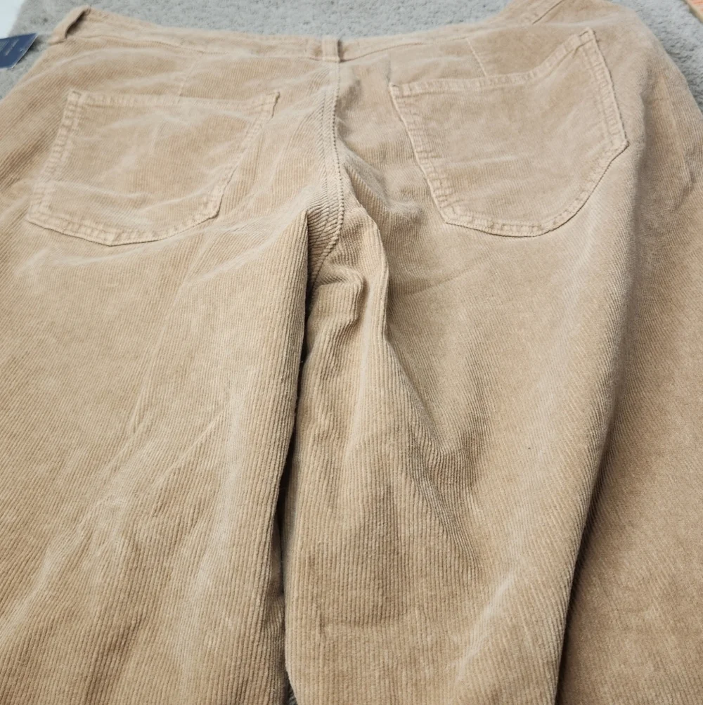 Women's High-Rise Corduroy Sailor Wide Leg Ankle Jeans Universal Thread Brown 17 - Picture 5 of 15